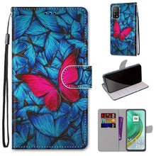 Load image into Gallery viewer, Coloured Drawing Cross Texture Horizontal Flip PU Leather Case with Holder &amp; Card Slots &amp; Wallet &amp; Lanyard, For Xiaomi Mi 10T Lite, For Xiaomi Mi 10T Pro / 10T / K30s