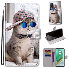 Load image into Gallery viewer, Coloured Drawing Cross Texture Horizontal Flip PU Leather Case with Holder &amp; Card Slots &amp; Wallet &amp; Lanyard, For Xiaomi Mi 10T Lite, For Xiaomi Mi 10T Pro / 10T / K30s