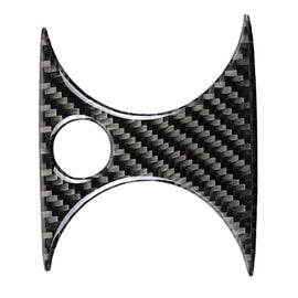 Car Carbon Fiber Rear Air Outlet Middle Decorative Sticker for Mercedes-Benz C Class W205 C180 C200 C300 GLC, Left and Right Drive Universal, Solid Color Rear Air Outlet Middle, Rear Air Outlet Middle
