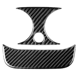Car Carbon Fiber Rear Air Outlet Set Decorative Sticker for Mercedes-Benz C Class W205 C180 C200 C300 GLC, Left and Right Drive Universal, Solid Color Rear Air Outlet Set, Rear Air Outlet Set
