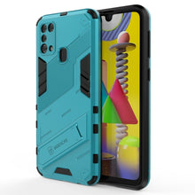Load image into Gallery viewer, Punk Armor 2 in 1 PC + TPU Shockproof Case with Invisible Holder, For Samsung Galaxy S21+ 5G, For Samsung Galaxy A02 (EU Version), For Samsung Galaxy M31, For Samsung Galaxy M51, For Samsung Galaxy S21 Ultra 5G, For Samsung Galaxy S21 5G