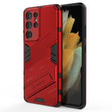 Load image into Gallery viewer, Punk Armor 2 in 1 PC + TPU Shockproof Case with Invisible Holder, For Samsung Galaxy S21+ 5G, For Samsung Galaxy A02 (EU Version), For Samsung Galaxy M31, For Samsung Galaxy M51, For Samsung Galaxy S21 Ultra 5G, For Samsung Galaxy S21 5G