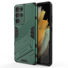 Load image into Gallery viewer, Punk Armor 2 in 1 PC + TPU Shockproof Case with Invisible Holder, For Samsung Galaxy S21+ 5G, For Samsung Galaxy A02 (EU Version), For Samsung Galaxy M31, For Samsung Galaxy M51, For Samsung Galaxy S21 Ultra 5G, For Samsung Galaxy S21 5G