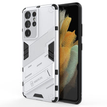Load image into Gallery viewer, Punk Armor 2 in 1 PC + TPU Shockproof Case with Invisible Holder, For Samsung Galaxy S21+ 5G, For Samsung Galaxy A02 (EU Version), For Samsung Galaxy M31, For Samsung Galaxy M51, For Samsung Galaxy S21 Ultra 5G, For Samsung Galaxy S21 5G