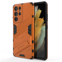 Load image into Gallery viewer, Punk Armor 2 in 1 PC + TPU Shockproof Case with Invisible Holder, For Samsung Galaxy S21+ 5G, For Samsung Galaxy A02 (EU Version), For Samsung Galaxy M31, For Samsung Galaxy M51, For Samsung Galaxy S21 Ultra 5G, For Samsung Galaxy S21 5G