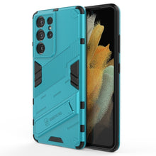 Load image into Gallery viewer, Punk Armor 2 in 1 PC + TPU Shockproof Case with Invisible Holder, For Samsung Galaxy S21+ 5G, For Samsung Galaxy A02 (EU Version), For Samsung Galaxy M31, For Samsung Galaxy M51, For Samsung Galaxy S21 Ultra 5G, For Samsung Galaxy S21 5G