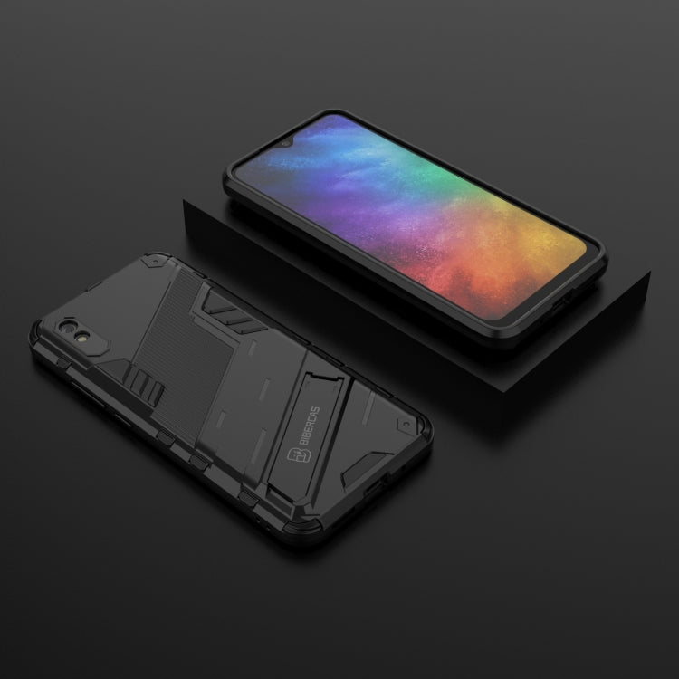 Punk Armor 2 in 1 PC + TPU Shockproof Case with Invisible Holder, For Xiaomi Redmi 9A, For Xiaomi Redmi 9, For Xiaomi Redmi Note 7, For Xiaomi Mi 10 Lite 5G, For Xiaomi Mi 10T Pro 5G, For Xiaomi Mi 11