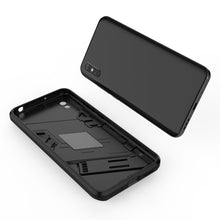 Load image into Gallery viewer, Punk Armor 2 in 1 PC + TPU Shockproof Case with Invisible Holder, For Xiaomi Redmi 9A, For Xiaomi Redmi 9, For Xiaomi Redmi Note 7, For Xiaomi Mi 10 Lite 5G, For Xiaomi Mi 10T Pro 5G, For Xiaomi Mi 11
