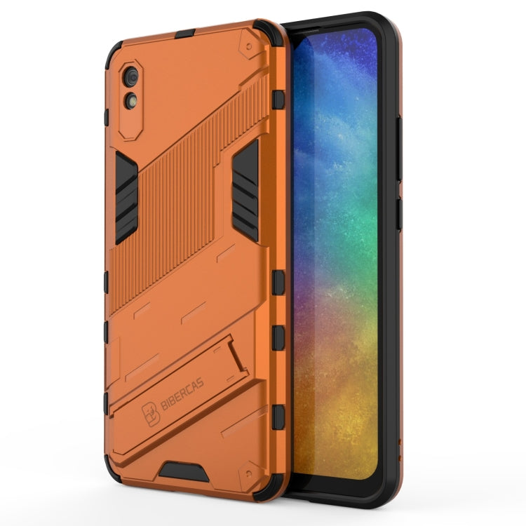 Punk Armor 2 in 1 PC + TPU Shockproof Case with Invisible Holder, For Xiaomi Redmi 9A, For Xiaomi Redmi 9, For Xiaomi Redmi Note 7, For Xiaomi Mi 10 Lite 5G, For Xiaomi Mi 10T Pro 5G, For Xiaomi Mi 11