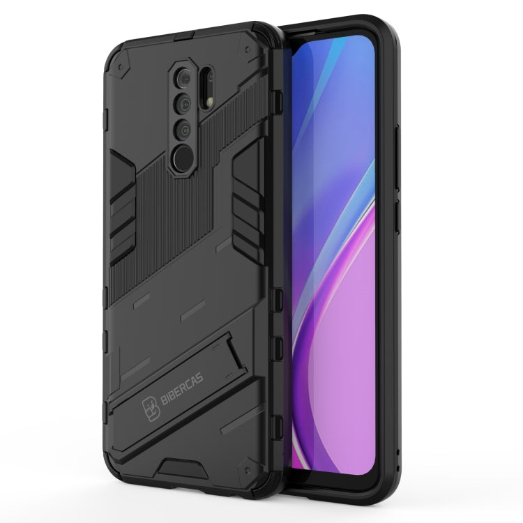 Punk Armor 2 in 1 PC + TPU Shockproof Case with Invisible Holder, For Xiaomi Redmi 9A, For Xiaomi Redmi 9, For Xiaomi Redmi Note 7, For Xiaomi Mi 10 Lite 5G, For Xiaomi Mi 10T Pro 5G, For Xiaomi Mi 11