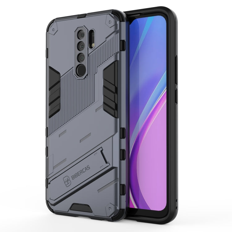Punk Armor 2 in 1 PC + TPU Shockproof Case with Invisible Holder, For Xiaomi Redmi 9A, For Xiaomi Redmi 9, For Xiaomi Redmi Note 7, For Xiaomi Mi 10 Lite 5G, For Xiaomi Mi 10T Pro 5G, For Xiaomi Mi 11