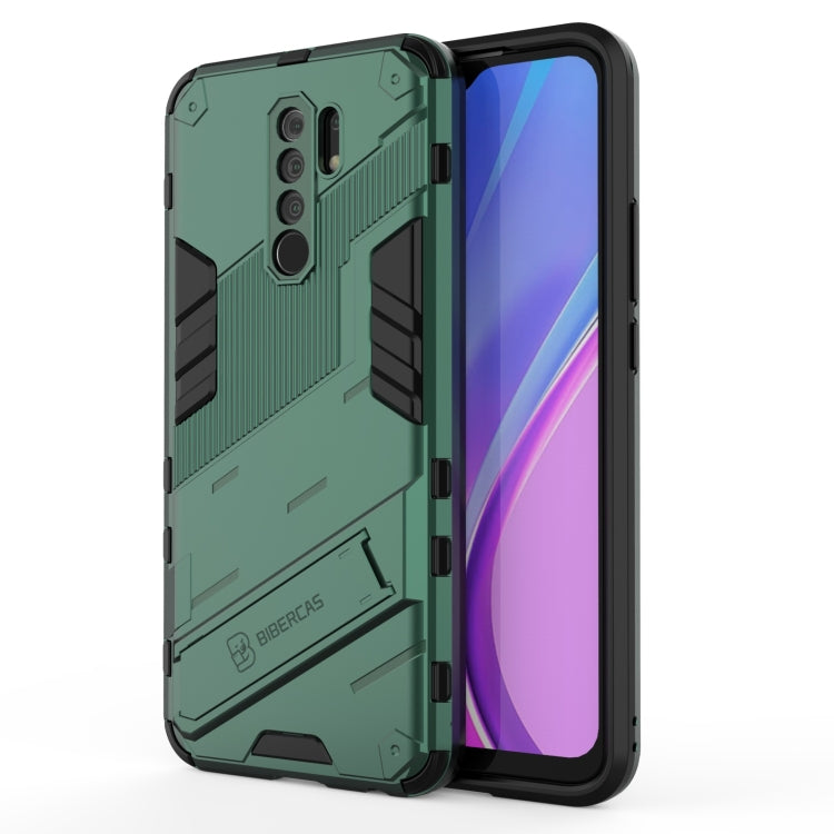 Punk Armor 2 in 1 PC + TPU Shockproof Case with Invisible Holder, For Xiaomi Redmi 9A, For Xiaomi Redmi 9, For Xiaomi Redmi Note 7, For Xiaomi Mi 10 Lite 5G, For Xiaomi Mi 10T Pro 5G, For Xiaomi Mi 11