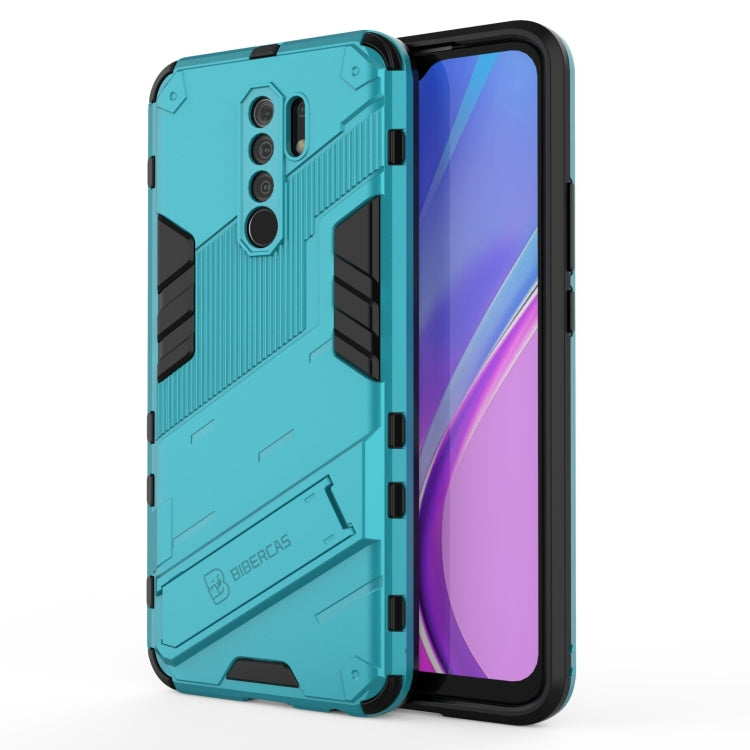 Punk Armor 2 in 1 PC + TPU Shockproof Case with Invisible Holder, For Xiaomi Redmi 9A, For Xiaomi Redmi 9, For Xiaomi Redmi Note 7, For Xiaomi Mi 10 Lite 5G, For Xiaomi Mi 10T Pro 5G, For Xiaomi Mi 11