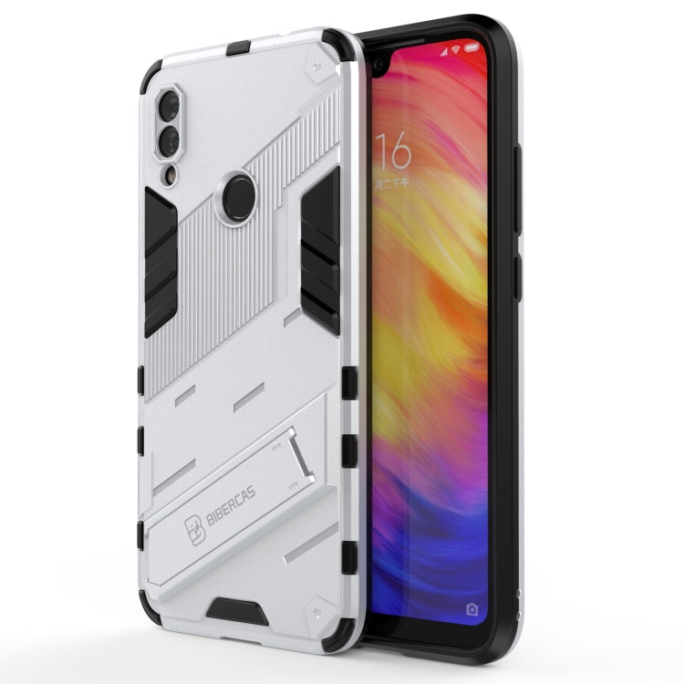Punk Armor 2 in 1 PC + TPU Shockproof Case with Invisible Holder, For Xiaomi Redmi 9A, For Xiaomi Redmi 9, For Xiaomi Redmi Note 7, For Xiaomi Mi 10 Lite 5G, For Xiaomi Mi 10T Pro 5G, For Xiaomi Mi 11