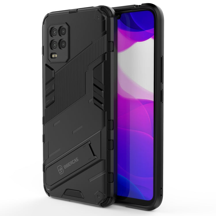 Punk Armor 2 in 1 PC + TPU Shockproof Case with Invisible Holder, For Xiaomi Redmi 9A, For Xiaomi Redmi 9, For Xiaomi Redmi Note 7, For Xiaomi Mi 10 Lite 5G, For Xiaomi Mi 10T Pro 5G, For Xiaomi Mi 11