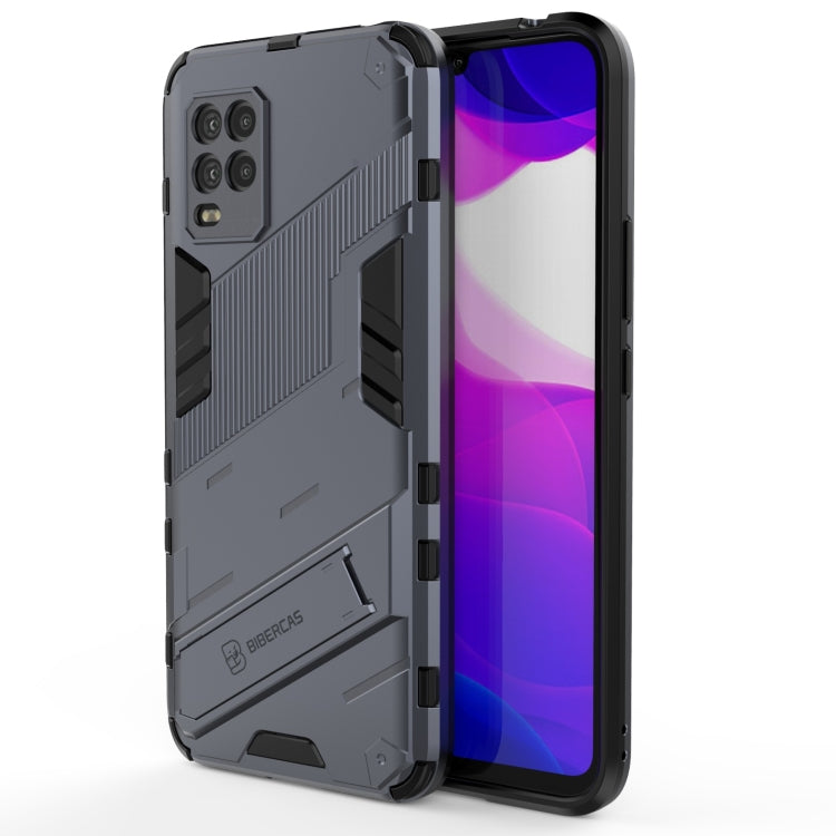 Punk Armor 2 in 1 PC + TPU Shockproof Case with Invisible Holder, For Xiaomi Redmi 9A, For Xiaomi Redmi 9, For Xiaomi Redmi Note 7, For Xiaomi Mi 10 Lite 5G, For Xiaomi Mi 10T Pro 5G, For Xiaomi Mi 11