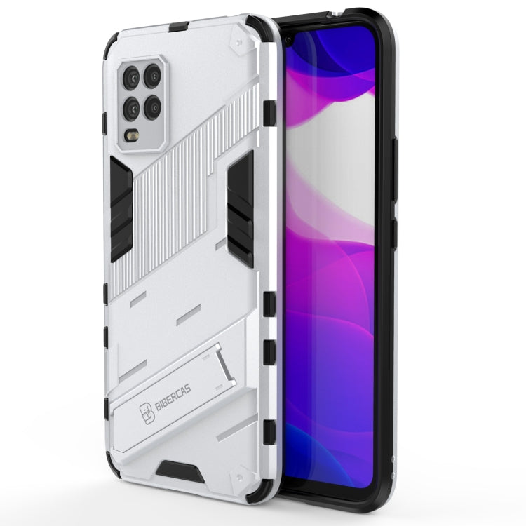Punk Armor 2 in 1 PC + TPU Shockproof Case with Invisible Holder, For Xiaomi Redmi 9A, For Xiaomi Redmi 9, For Xiaomi Redmi Note 7, For Xiaomi Mi 10 Lite 5G, For Xiaomi Mi 10T Pro 5G, For Xiaomi Mi 11