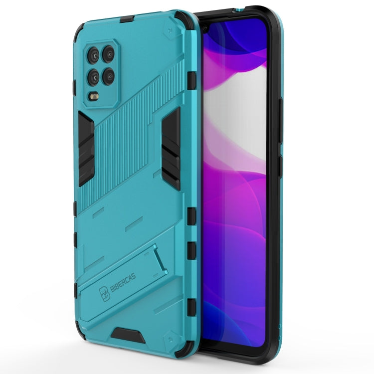 Punk Armor 2 in 1 PC + TPU Shockproof Case with Invisible Holder, For Xiaomi Redmi 9A, For Xiaomi Redmi 9, For Xiaomi Redmi Note 7, For Xiaomi Mi 10 Lite 5G, For Xiaomi Mi 10T Pro 5G, For Xiaomi Mi 11
