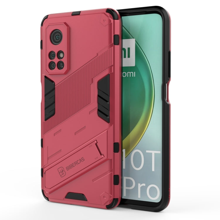 Punk Armor 2 in 1 PC + TPU Shockproof Case with Invisible Holder, For Xiaomi Redmi 9A, For Xiaomi Redmi 9, For Xiaomi Redmi Note 7, For Xiaomi Mi 10 Lite 5G, For Xiaomi Mi 10T Pro 5G, For Xiaomi Mi 11