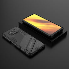 Load image into Gallery viewer, Punk Armor 2 in 1 PC + TPU Shockproof Case with Invisible Holder, For Xiaomi Poco X3
