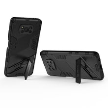 Load image into Gallery viewer, Punk Armor 2 in 1 PC + TPU Shockproof Case with Invisible Holder, For Xiaomi Poco X3