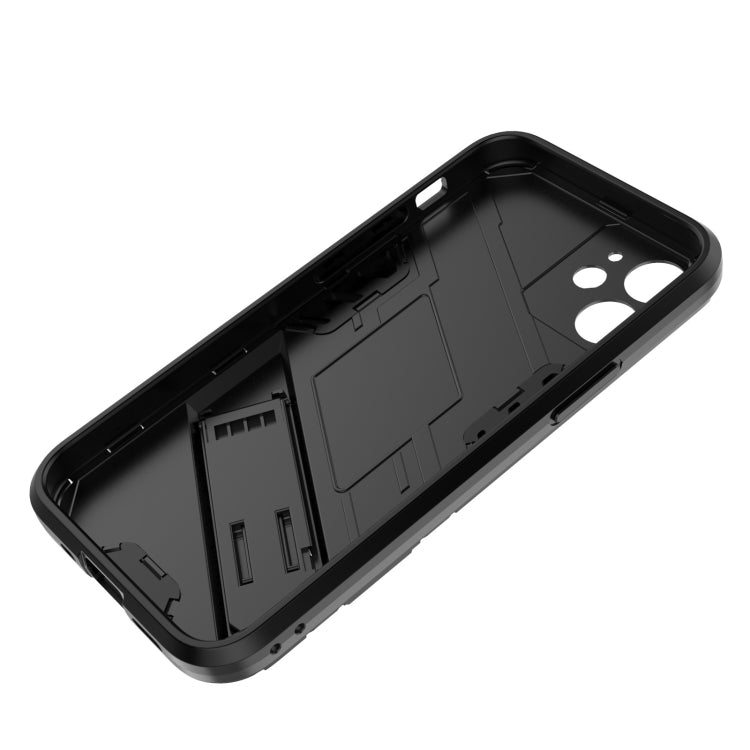 Punk Armor 2 in 1 PC + TPU Shockproof Case with Invisible Holder, For iPhone 12 mini, For iPhone 12, For iPhone 12 Pro, For iPhone 12 Pro Max, For iPhone 11 Pro, For iPhone 11