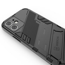 Load image into Gallery viewer, Punk Armor 2 in 1 PC + TPU Shockproof Case with Invisible Holder, For iPhone 12 mini, For iPhone 12, For iPhone 12 Pro, For iPhone 12 Pro Max, For iPhone 11 Pro, For iPhone 11