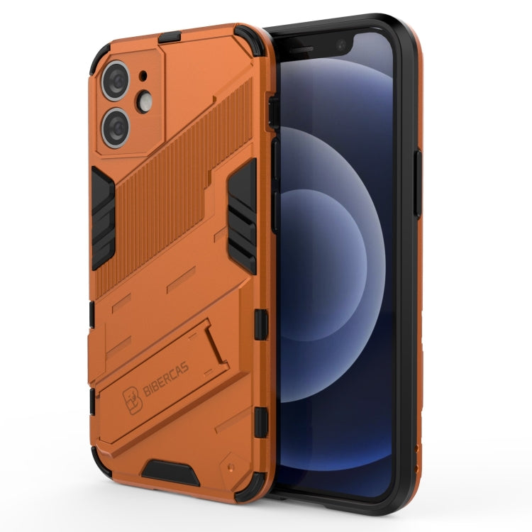 Punk Armor 2 in 1 PC + TPU Shockproof Case with Invisible Holder, For iPhone 12 mini, For iPhone 12, For iPhone 12 Pro, For iPhone 12 Pro Max, For iPhone 11 Pro, For iPhone 11