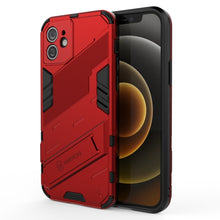 Load image into Gallery viewer, Punk Armor 2 in 1 PC + TPU Shockproof Case with Invisible Holder, For iPhone 12 mini, For iPhone 12, For iPhone 12 Pro, For iPhone 12 Pro Max, For iPhone 11 Pro, For iPhone 11