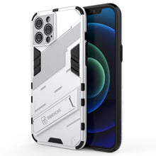 Load image into Gallery viewer, Punk Armor 2 in 1 PC + TPU Shockproof Case with Invisible Holder, For iPhone 12 mini, For iPhone 12, For iPhone 12 Pro, For iPhone 12 Pro Max, For iPhone 11 Pro, For iPhone 11