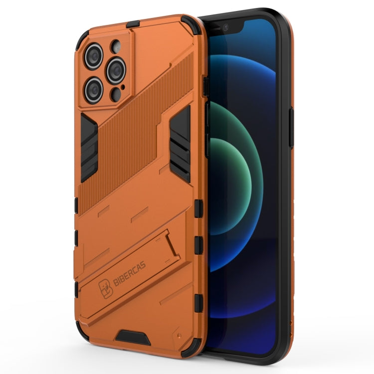 Punk Armor 2 in 1 PC + TPU Shockproof Case with Invisible Holder, For iPhone 12 mini, For iPhone 12, For iPhone 12 Pro, For iPhone 12 Pro Max, For iPhone 11 Pro, For iPhone 11