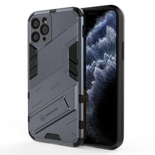 Load image into Gallery viewer, Punk Armor 2 in 1 PC + TPU Shockproof Case with Invisible Holder, For iPhone 12 mini, For iPhone 12, For iPhone 12 Pro, For iPhone 12 Pro Max, For iPhone 11 Pro, For iPhone 11