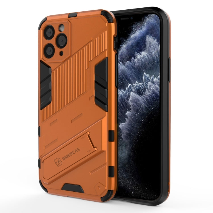 Punk Armor 2 in 1 PC + TPU Shockproof Case with Invisible Holder, For iPhone 12 mini, For iPhone 12, For iPhone 12 Pro, For iPhone 12 Pro Max, For iPhone 11 Pro, For iPhone 11