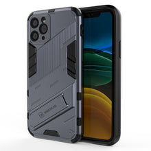 Load image into Gallery viewer, Punk Armor 2 in 1 PC + TPU Shockproof Case with Invisible Holder, For iPhone 12 mini, For iPhone 12, For iPhone 12 Pro, For iPhone 12 Pro Max, For iPhone 11 Pro, For iPhone 11