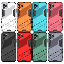 Load image into Gallery viewer, Punk Armor 2 in 1 PC + TPU Shockproof Case with Invisible Holder, For iPhone 11 Pro Max, For iPhone X / XS, For iPhone XR, For iPhone XS Max, For iPhone 6 &amp; 6s, For iPhone 6 Plus &amp; 6s  Plus