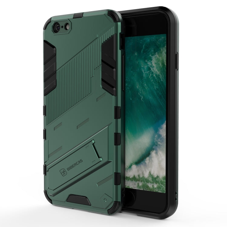 Punk Armor 2 in 1 PC + TPU Shockproof Case with Invisible Holder, For iPhone 11 Pro Max, For iPhone X / XS, For iPhone XR, For iPhone XS Max, For iPhone 6 & 6s, For iPhone 6 Plus & 6s  Plus