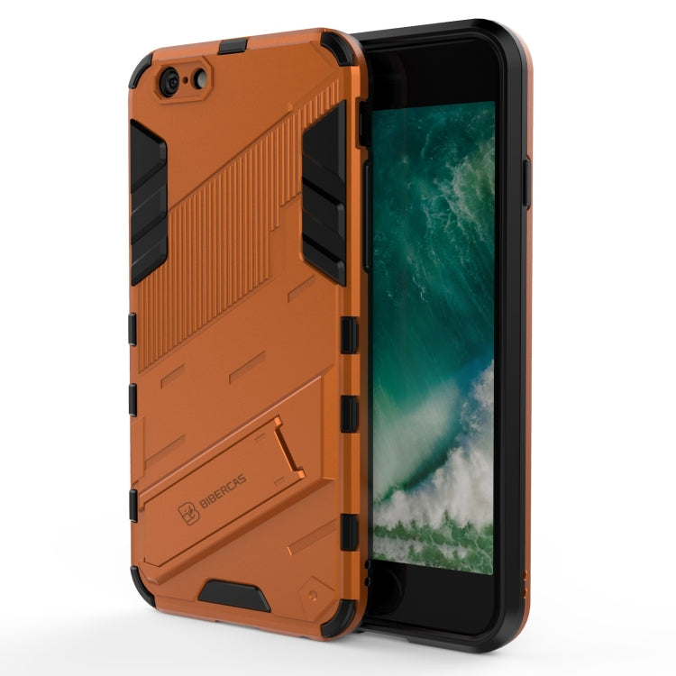 Punk Armor 2 in 1 PC + TPU Shockproof Case with Invisible Holder, For iPhone 11 Pro Max, For iPhone X / XS, For iPhone XR, For iPhone XS Max, For iPhone 6 & 6s, For iPhone 6 Plus & 6s  Plus