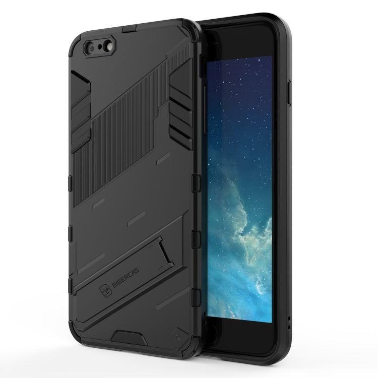 Punk Armor 2 in 1 PC + TPU Shockproof Case with Invisible Holder, For iPhone 11 Pro Max, For iPhone X / XS, For iPhone XR, For iPhone XS Max, For iPhone 6 & 6s, For iPhone 6 Plus & 6s  Plus