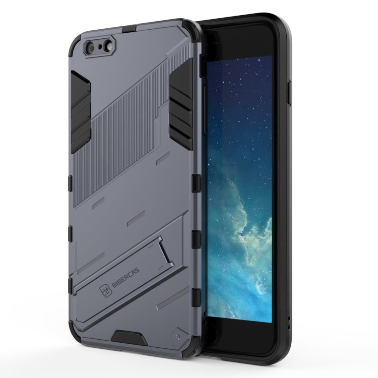 Punk Armor 2 in 1 PC + TPU Shockproof Case with Invisible Holder, For iPhone 11 Pro Max, For iPhone X / XS, For iPhone XR, For iPhone XS Max, For iPhone 6 & 6s, For iPhone 6 Plus & 6s  Plus