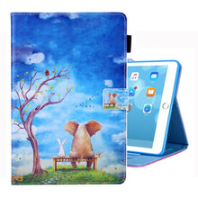 Load image into Gallery viewer, For iPad 10.2 inch Coloured Drawing Pattern Horizontal Flip Leather Case with Holder &amp; Card Slots &amp; Photo Frame
