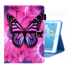 Load image into Gallery viewer, For iPad 10.2 inch Coloured Drawing Pattern Horizontal Flip Leather Case with Holder &amp; Card Slots &amp; Photo Frame