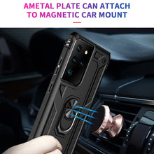 Load image into Gallery viewer, Shockproof TPU + PC Protective Case with 360 Degree Rotating Holder, For Samsung Galaxy S21 Ultra 5G