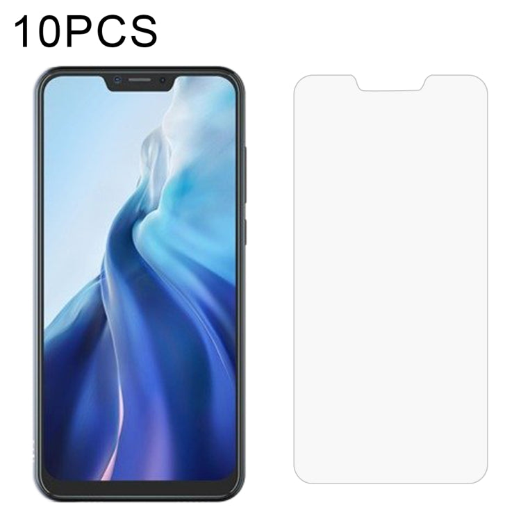 10 PCS 0.26mm 9H Surface Hardness 2.5D Explosion-proof Tempered Glass Non-full Screen Film, For Cubot KingKong Mini (10 PCS), For Blackview BV6600 (10 PCS), For Cubot C20 (10 PCS)