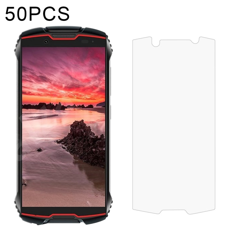 50 PCS 0.26mm 9H Surface Hardness 2.5D Explosion-proof Tempered Glass Non-full Screen Film, For Cubot KingKong Mini (50 PCS), For Oukitel WP10, For Blackview BV6600 (50 PCS), For Cubot C20 (50 PCS)
