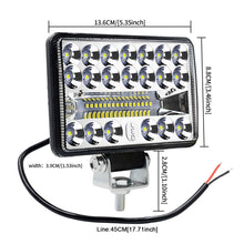 Load image into Gallery viewer, 2 PCS WUPP CS-1243A1 Car 4 inch Square 20LEDs Highlight Work Light Modified Spotlight, CS-1243A1