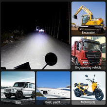 Load image into Gallery viewer, 2 PCS WUPP CS-1243A1 Car 4 inch Square 20LEDs Highlight Work Light Modified Spotlight, CS-1243A1