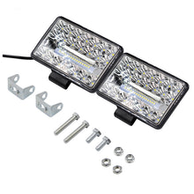 Load image into Gallery viewer, 2 PCS WUPP CS-1243A1 Car 4 inch Square 20LEDs Highlight Work Light Modified Spotlight, CS-1243A1