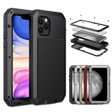 Load image into Gallery viewer, Metal Armor Triple Proofing  Protective Case, For iPhone 11, For iPhone 11 Pro, For iPhone 11 Pro Max