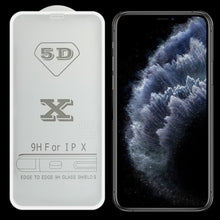 Load image into Gallery viewer, 9H 5D Full Glue Full Screen Tempered Glass Film, For iPhone XS Max / 11 Pro Max (White) (1 PC), For iPhone X / XS 11 Pro (White) (1 PC), For iPhone XR / 11 (White) (1 PC)