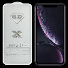 Load image into Gallery viewer, 9H 5D Full Glue Full Screen Tempered Glass Film, For iPhone XS Max / 11 Pro Max (White) (1 PC), For iPhone X / XS 11 Pro (White) (1 PC), For iPhone XR / 11 (White) (1 PC)